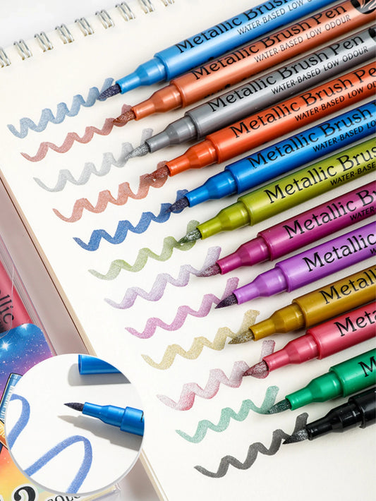 metallic markers