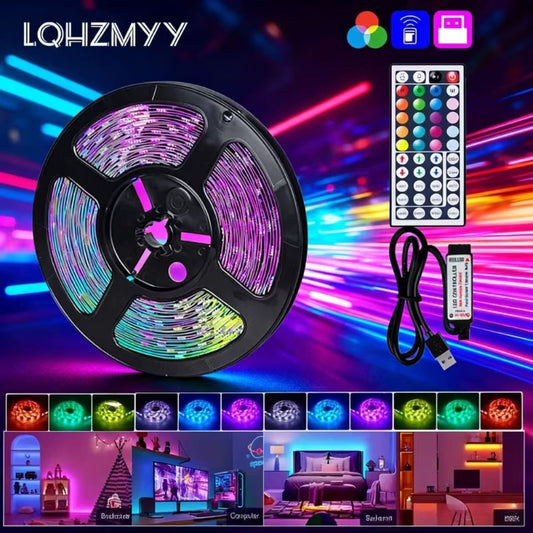 44 Key RGB LED Strip Light with Remote – USB Flexible LED Tape