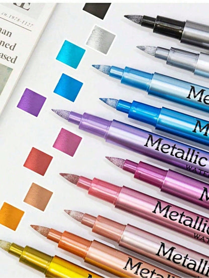 metallic markers