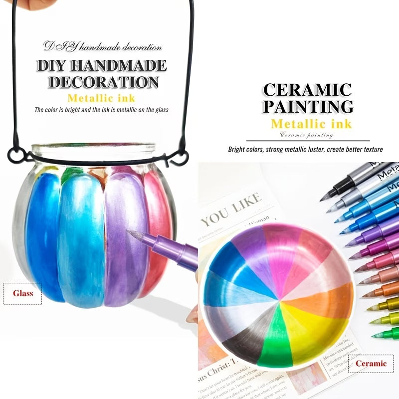 metallic markers