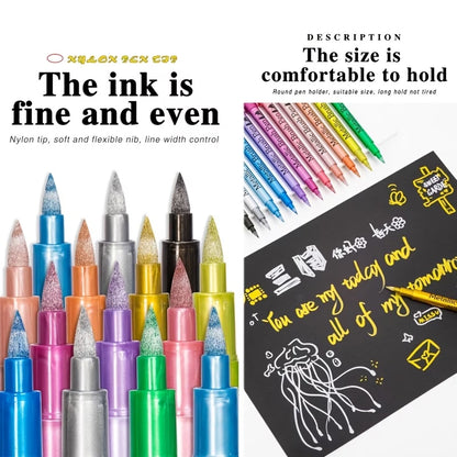 metallic markers