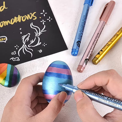 metallic markers