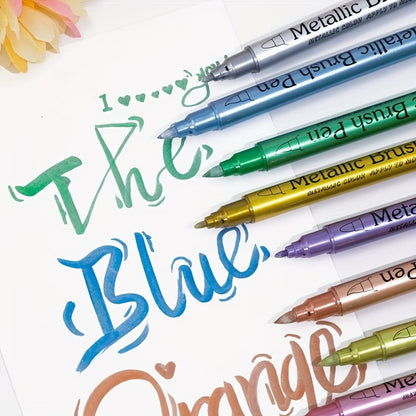 metallic markers