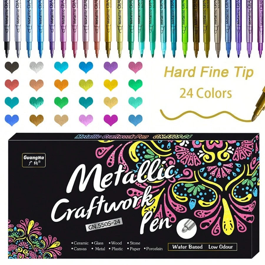 metallic markers