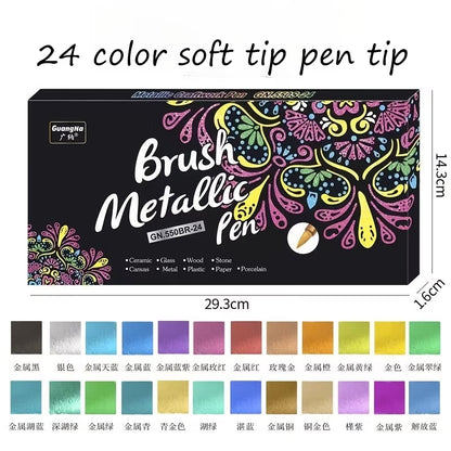 metallic markers